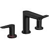 Змішувач для умивальника Talis E на 3 отвори Matt Black Hansgrohe (71733670) - small