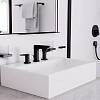 Змішувач для умивальника Talis E на 3 отвори Matt Black Hansgrohe (71733670), купити - фото №2 - small