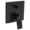 Змішувач для ванни/душу Vernis прихованого монтажу, Matt Black Hansgrohe (75415670) - small