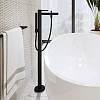 Змішувач для ванни Finoris підлоговий, Matt Black Hansgrohe (76445670), купити - фото №2 - small