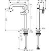 Змішувач Tecturis S 240 Fine CoolStart для умивальника без донний клапан Chrome Hansgrohe (73372000), недорого - фото №3 - small