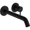 Змішувач для умивальника зі стіни Tecturis S 225 Matt Black Hansgrohe (73351670) - small