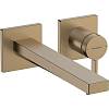 Смеситель Tecturis E 225 для умывальника из стены Brushed Bronze Hansgrohe (73051140) - small