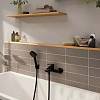 Змішувач для ванни Rebris E, Matt Black Hansgrohe (72450670), купити - фото №2 - small