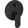 Смеситель для ванны/душа Rebris S, наружная часть, Matt Black Hansgrohe (72466670) - small