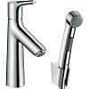 Змішувач для умивальника Talis Select S з клапаном Push-Open з бідеткою Chrome Hansgrohe (72290000) - small