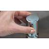 Смеситель для умывальника Talis Select S 190 с донным клапаном Chrome Hansgrohe (72044000), недорого - фото №3 - small