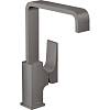 Смеситель Metropol 230 со сливным клапаном Push-Open Black Chrome Hansgrohe (32511340) - small