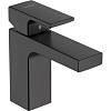 Змішувач для умивальника Vernis Shape 100 з донним клапаном pop-up Matt Black Hansgrohe (71561670) - small