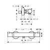Термостат для душа Ecostat Comfort DN15 Chrome Hansgrohe (13116000), недорого - фото №3 - small