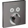 Термостат ShowerSelect Brushed Black Chrome Hansgrohe (15763340) - small