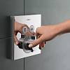 Термостат для ванны ShowerSelect на 2 функции Chrome Hansgrohe (15763000), в Украине - фото №4 - small
