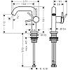 Смеситель для умывальника Tecturis S 110 Fine CoolStart без клапана Bronze Hansgrohe (73321140), фото - фото №5 - small