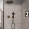 Термостат ShowerSelect Comfort E на 2 функції Bronze Hansgrohe (15572140), в Україні - фото №4 - small
