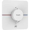 Термостат ShowerSelect Comfort Q HighFlow на 1 функцію Matt White Hansgrohe (15589700) - small