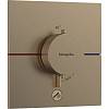 Термостат ShowerSelect Comfort E HighFlow на 1 функцію Brushed Bronze Hansgrohe (15575140) - small
