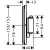 Термостат ShowerSelect Comfort E HighFlow на 1 функцію Brushed Bronze Hansgrohe (15575140), купити - фото №2 - small