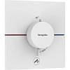 Термостат ShowerSelect Comfort E HighFlow на 1 функцию Matt White Hansgrohe (15575700) - small