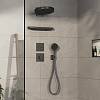 Термостат ShowerSelect Comfort E HighFlow Brushed Black Chrome Hansgrohe (15574340), купить - фото №2 - small