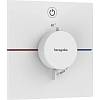 Термостат прихованого монтажу ShowerSelect Comfort E на 1 функцію Matt White Hansgrohe (15571700) - small