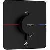Термостат ShowerSelect Comfort Q HighFlow на 1 функцию Matt Black Hansgrohe (15589670) - small