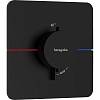 Термостат скрытого монтажа ShowerSelect Comfort Q HighFlow Matt Black Hansgrohe (15588670) - small