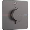 Термостат скрытого монтажа ShowerSelect Comfort Q на 1 функцию Black Chrome Hansgrohe (15581340) - small