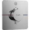 Термостат скрытого монтажа ShowerSelect Comfort Q на 1 функцию Chrome Hansgrohe (15581000) - small