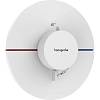 Термостат прихованого монтажу ShowerSelect Comfort S HighFlow Matt White Hansgrohe (15559700) - small