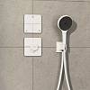Термостат скрытого монтажа ShowerSelect Comfort Q на 1 потребитель Matt White Hansgrohe (15588700), недорого - фото №3 - small
