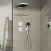 Термостат скрытого монтажа ShowerSelect Comfort Q на 1 потребитель Matt White Hansgrohe (15588700), в Украине - фото №4 - small