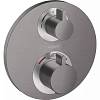 Термостат для душу Ecostat S Brushed Black Hansgrohe (15758340) - small