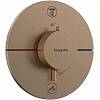 Термостат ShowerSelect Comfort S для душу прихованого монтажу Brushed Bronze Hansgrohe (15554140) - small