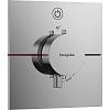 Термостат прихованого монтажу ShowerSelect Comfort E на 1 функцію Chrome Hansgrohe (15571000) - small
