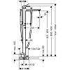 Смеситель для ванны Metropol Chrome Hansgrohe (32532000), в Украине - фото №4 - small
