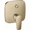 Смеситель для ванны и душа Talis E скрытого монтажа Brushed Bronze Hansgrohe (71745140) - small