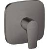 Змішувач для душа прихованого монтажу Talis E Brushed Black Hansgrohe (71765340) - small
