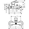Змішувач для ванни Talis E Brushed Bronze Hansgrohe (71740140), купити - фото №2 - small