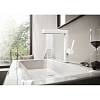 Змішувач для умивальника Finoris 230 з 2JET та push-open, Matt White Hansgrohe (76063700), недорого - фото №3 - small