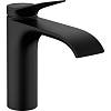 Смеситель для умывальника Vivenis 110 с донным клапаном pop-up, Matt Black Hansgrohe (75020670) - small