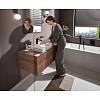 Смеситель для умывальника Vivenis 110 с донным клапаном pop-up, Matt Black Hansgrohe (75020670), недорого - фото №3 - small