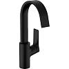 Змішувач для умивальника Vivenis 210 донний клапан pop-up, Matt Black Hansgrohe (75030670) - small