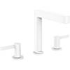 Змішувач Finoris 160 на 3 отвори з донним клапаном Push-Open, Matt White Hansgrohe (76034700) - small