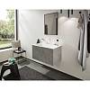 Змішувач Finoris 160 на 3 отвори з донним клапаном Push-Open, Matt White Hansgrohe (76034700), купити - фото №2 - small