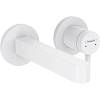 Смеситель для настенный умывальника Finoris, Matt White Hansgrohe (76051700) - small