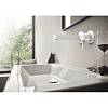 Смеситель для настенный умывальника Finoris, Matt White Hansgrohe (76051700), купить - фото №2 - small