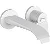 Змішувач для умивальника Vivenis 195 зі стіни, Matt White Hansgrohe (75050700) - small