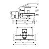 Смеситель для ванны Vernis Shape Chrome Hansgrohe (71450000), недорого - фото №3 - small