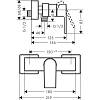 Змішувач для душа Vernis Shape Matt Black Hansgrohe (71650670), недорого - фото №3 - small