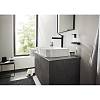 Змішувач для умивальника Finoris 260 з донним клапаном push-open Matt Black Hansgrohe (76070670), купити - фото №2 - small